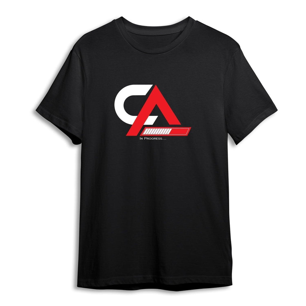 Personalized CA In Progress Name Art T-shirt - 100% Cotton - Gift Lift