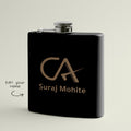 Personalized CA Name Art Hip Flask - Gift Lift
