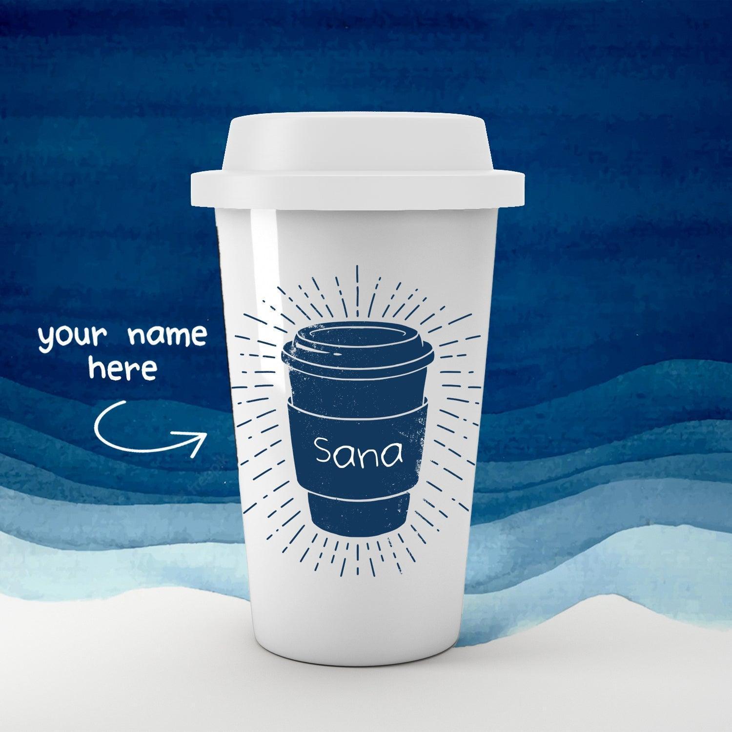 Personalized Coffee Tumbler Art - Gift Lift