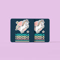 Personalized colorful Unicorn Art Coaster - Set Of 2 - Gift Lift