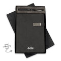Personalized Company Logo - Black color Diary & Pen Joining Kit - Gift Lift