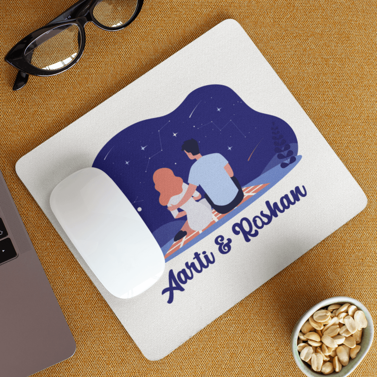 Personalized Couple Name Mousepad - Gift Lift