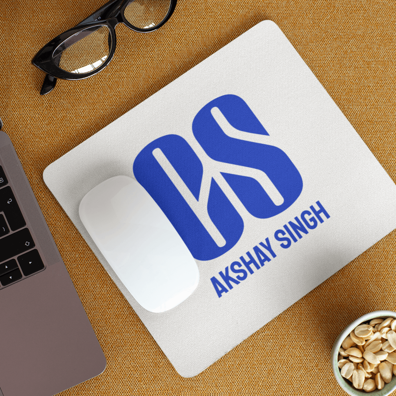 Personalized CS Logo Art Mousepad - Gift Lift