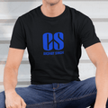 Personalized CS Logo Art Unisex T-shirt - 100% Cotton - White - Gift Lift
