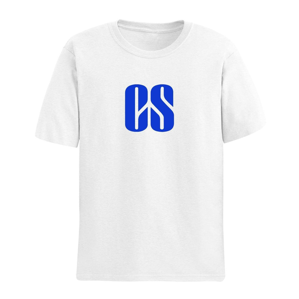 Personalized CS Logo Art Unisex T-shirt - 100% Cotton - White - Gift Lift