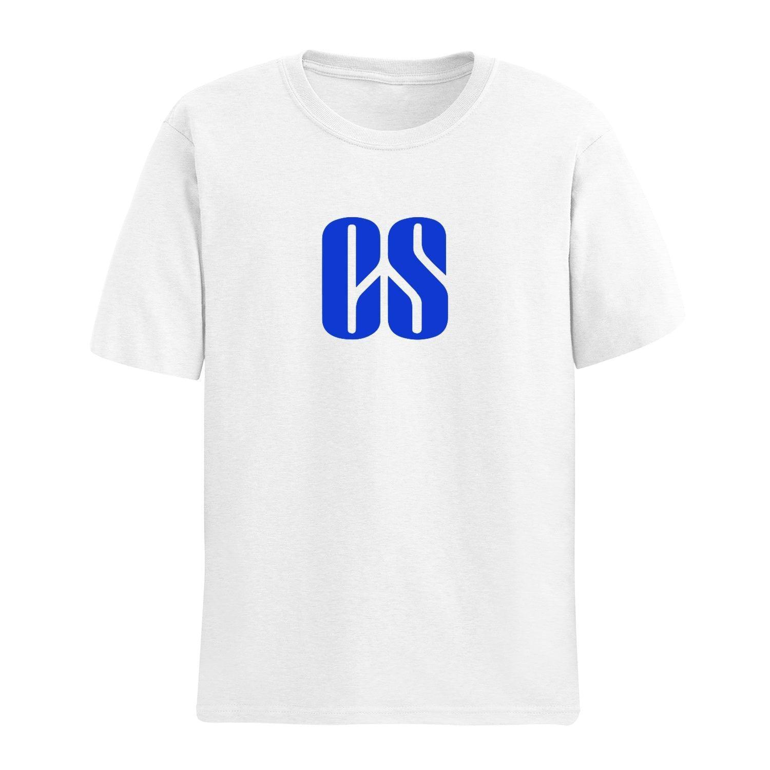 Personalized CS Logo Art Unisex T-shirt - 100% Cotton - White - Gift Lift