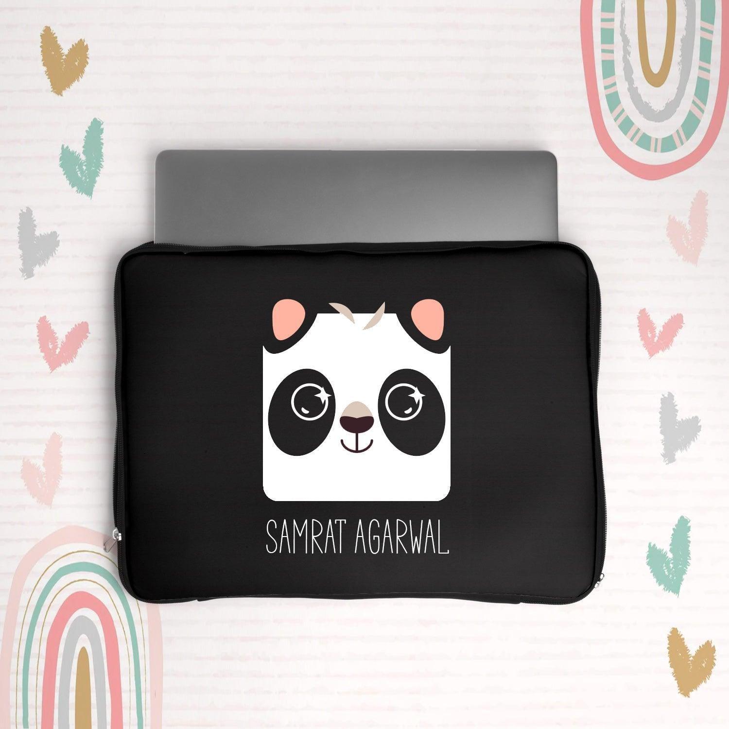 Personalized Cute Animal Icons & Name Laptop Sleeve - Gift Lift