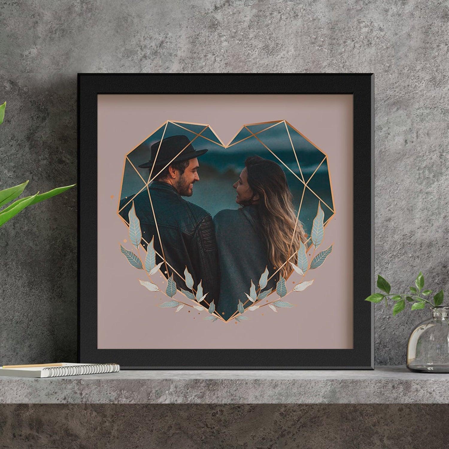 Personalized Cute Elegant Heart Frame For Him/her | Gift For Him/Her - Gift Lift