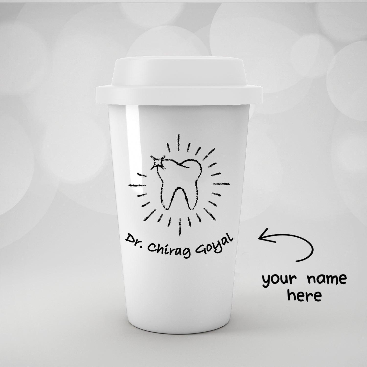 Personalized Dentist Chalk Art Tumbler - Gift Lift