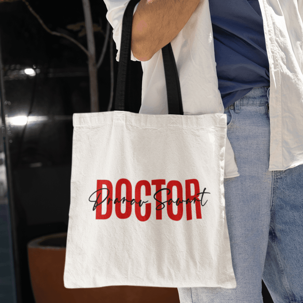 Personalized Doctor Art Tote Bag - Eco Friendly - Gift Lift