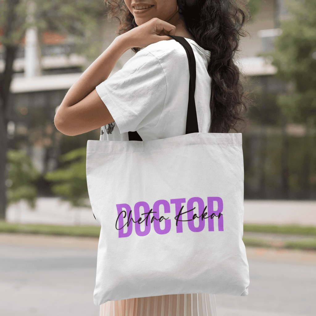 Personalized Doctor Art Tote Bag - Eco Friendly - Gift Lift