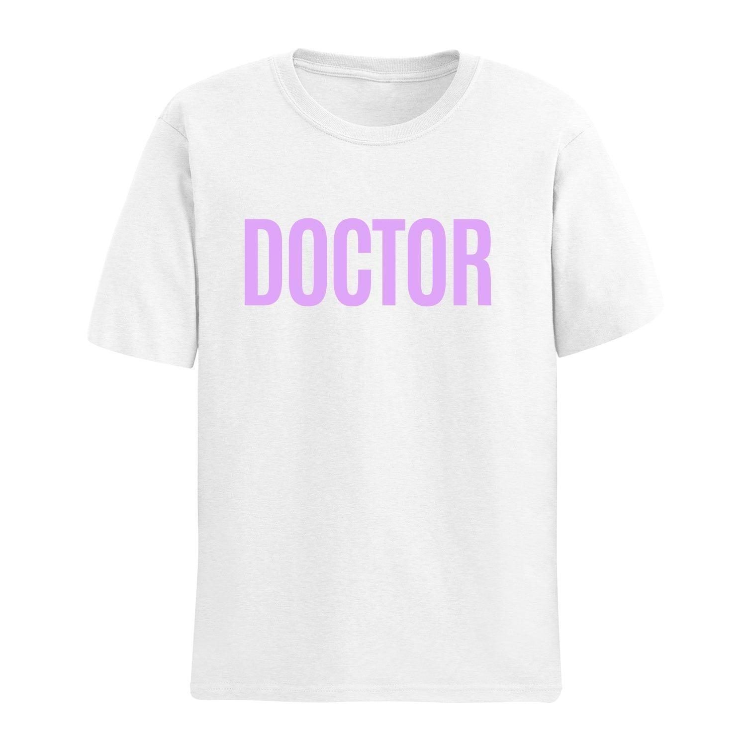 Personalized Doctor Art Unisex T-Shirt - 100% Cotton - White | Personalised Gift - Gift Lift
