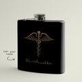 Personalized Doctor logo Art Hip Flask | Personalised Gifts - Gift Lift