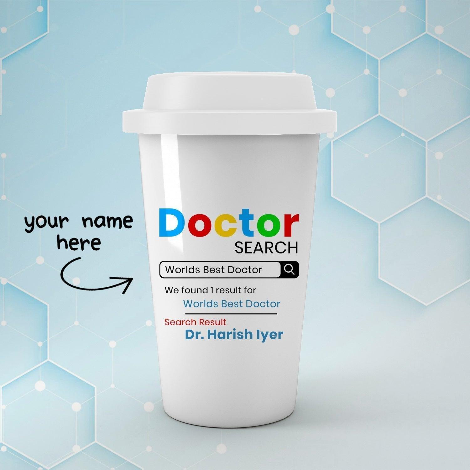 Personalized Doctor Search Art Tumbler - Gift Lift