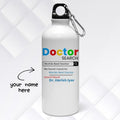 Personalized Doctor Search Art Water Bottle | Personalised Gifts - Gift Lift