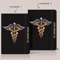Personalized Doctor Snake Logo Name Note Book - Set of 2 | Personalised Gift - Gift Lift