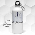 Personalized Doctor Uniform Art Water Bottle | Personalised Gift for Doctors - Gift Lift