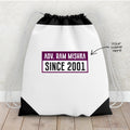 Personalized Drawstring Bag for Advocates - Since Your Year - Gift Lift