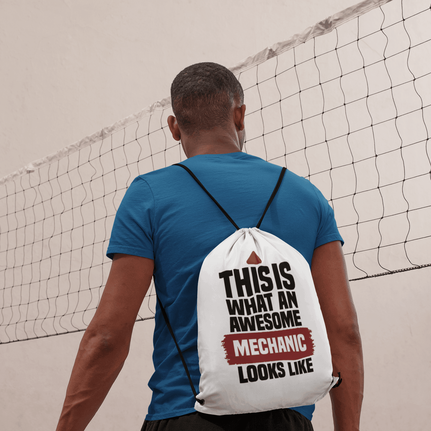 Personalized Drawstring Bag For Engineers | Customize Your Own Text | This is what an Awesome - Gift Lift