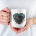 Personalized Elegant Heart Shape Photo Coffee Mug - Gift Lift