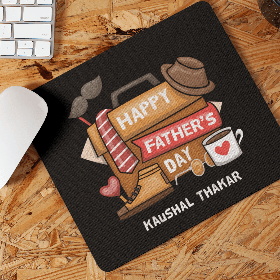 Personalized Father's Day Name Mousepad - Gift Lift