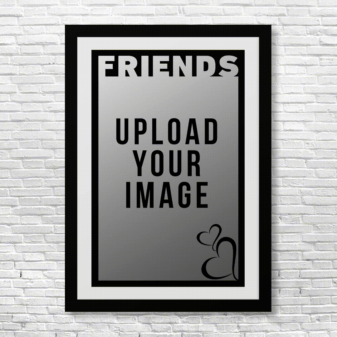 Personalized Friends Photo Wall Frame | Customised Gifts - Gift Lift