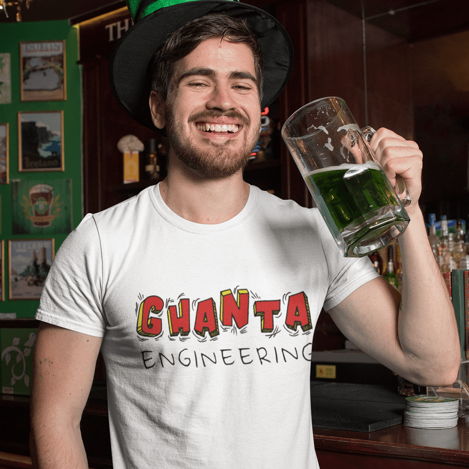 Personalized Ghanta Art Unisex Round Neck T-shirt - Gift Lift