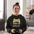 Personalized Graphic Printed Hoodie with your own text - Level Up Your Skills - Gift Lift