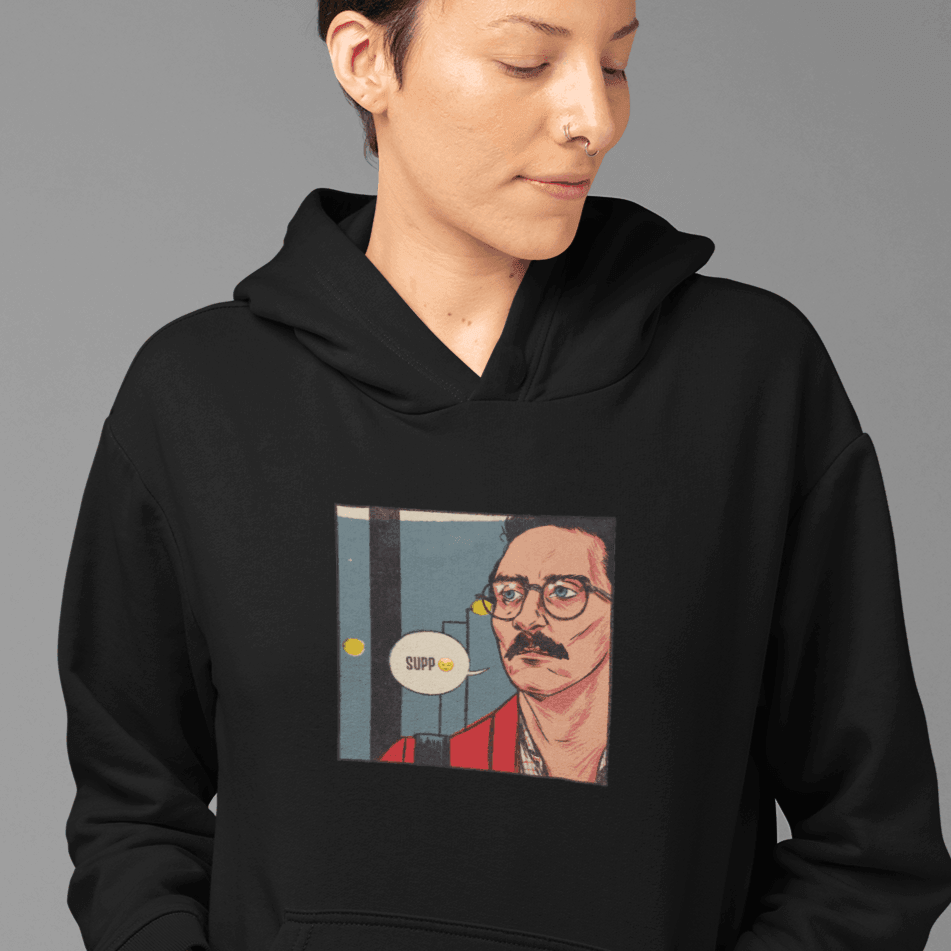 Personalized Graphic Printed Hoodie with your Own text - Melancholy - Gift Lift