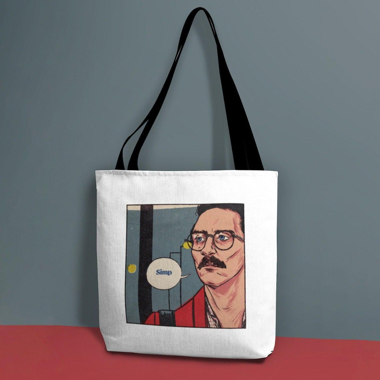 Personalized Graphic Printed Tote Bag with your Own text - Melancholy - Gift Lift