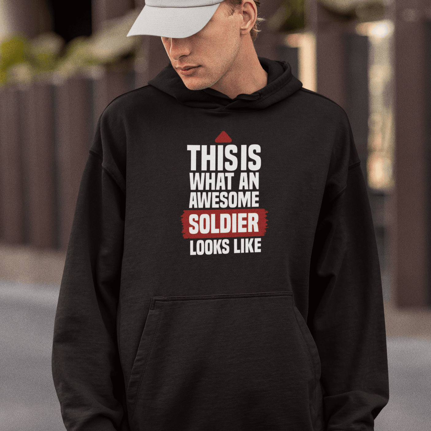 Personalized Hoodie For Army | Customize Your Own Text | This is what an Awesome - Gift Lift