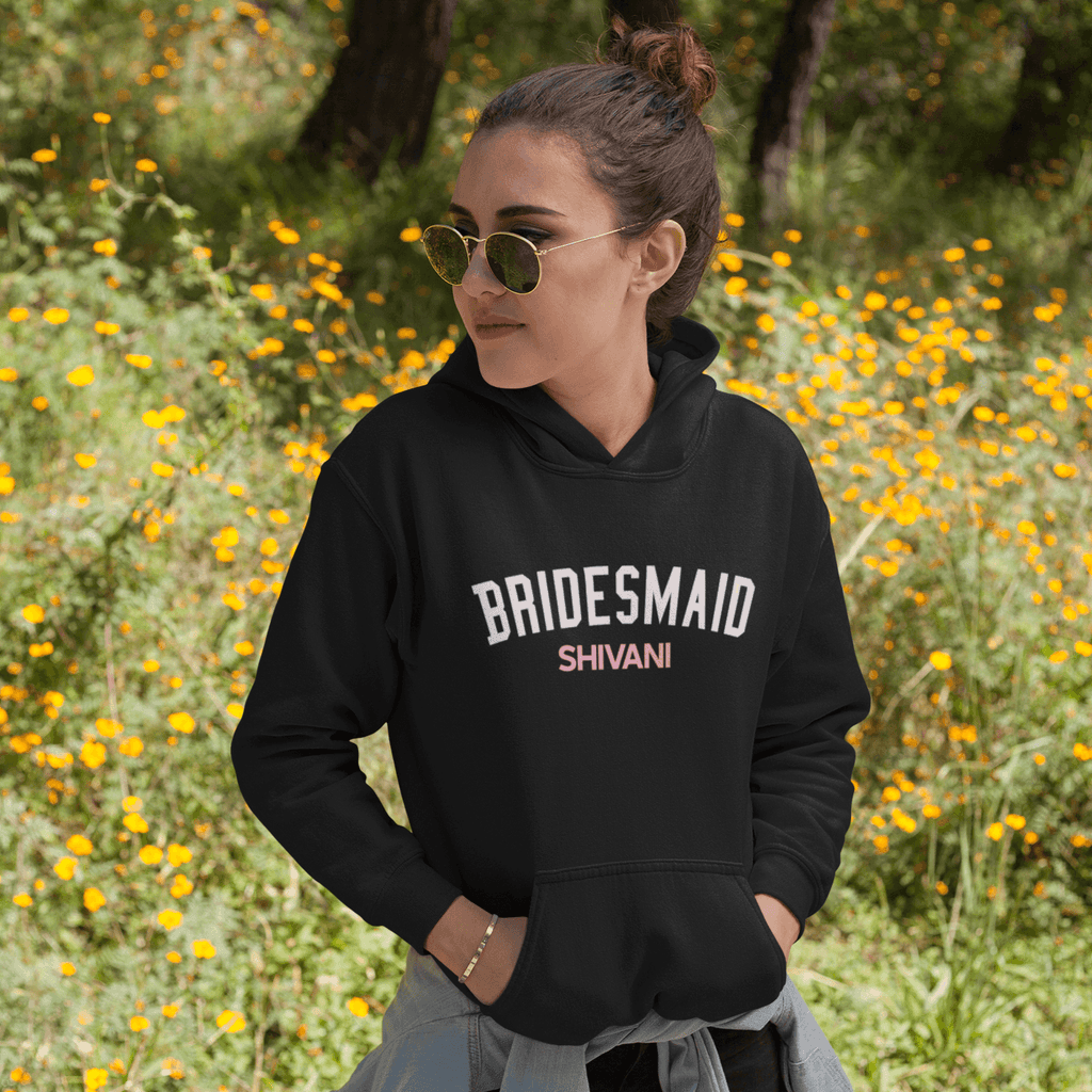 Personalized Hoodie for Brides | Bridesmaid Curved | For Wedding Season - Gift Lift