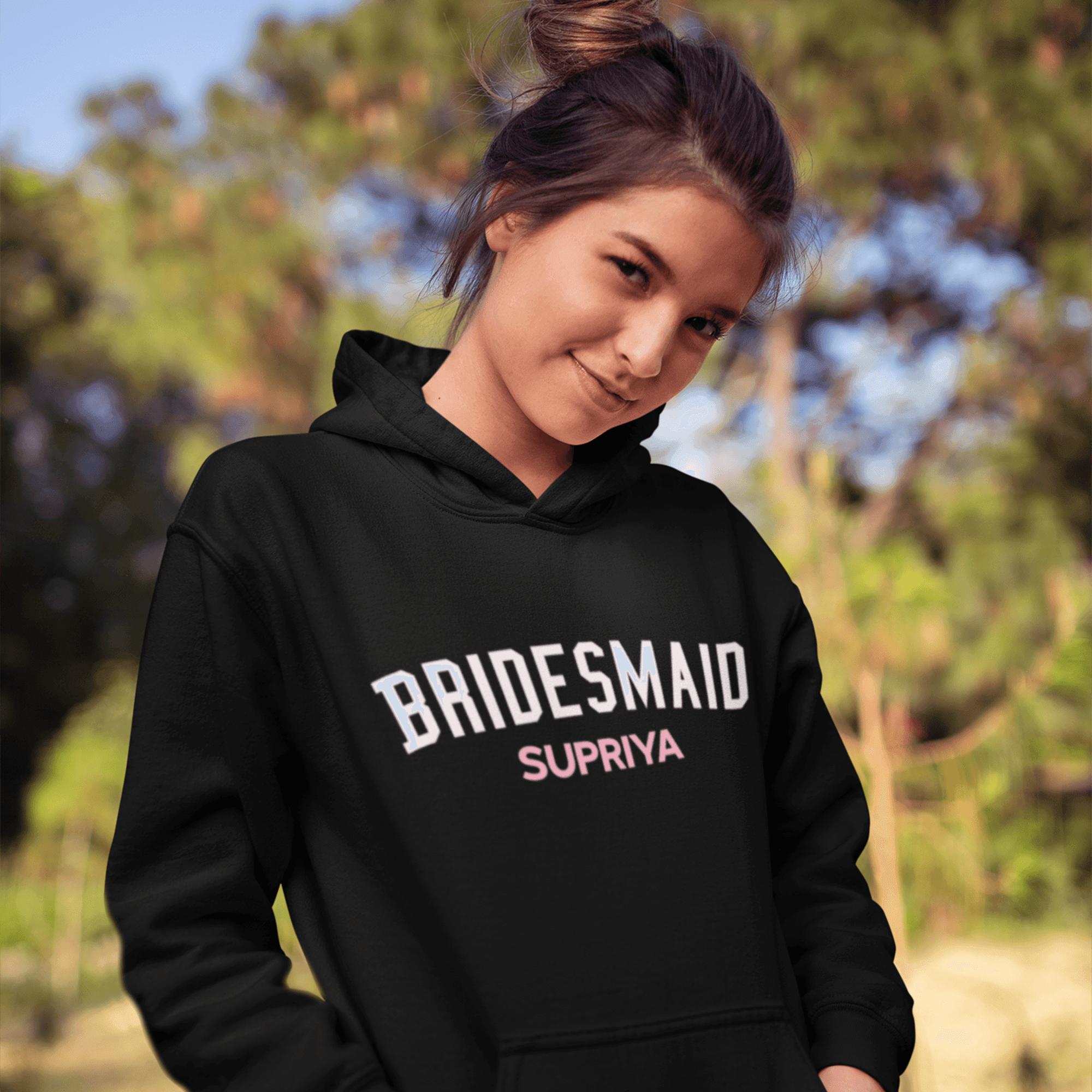 Personalized Hoodie for Brides | Bridesmaid Curved | For Wedding Season - Gift Lift