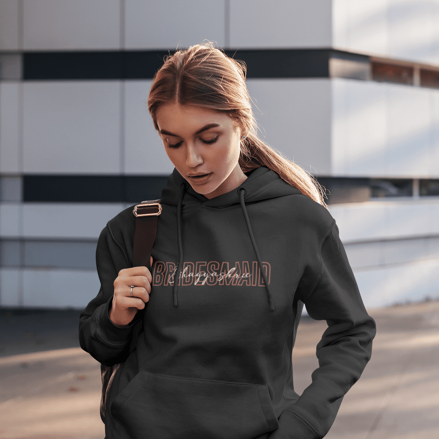 Personalized Hoodie for Brides | Bridesmaid Typography | For Wedding Season - Gift Lift