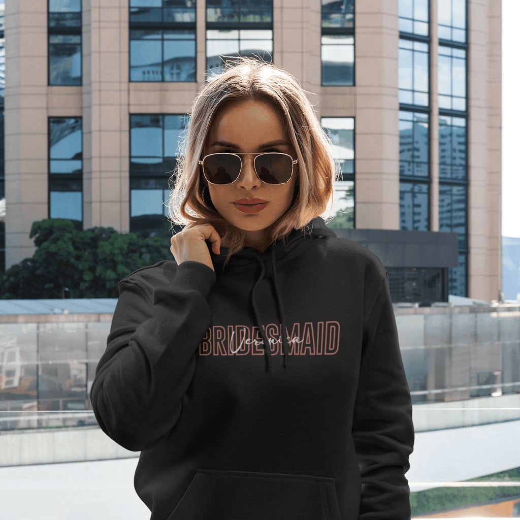 Personalized Hoodie for Brides | Bridesmaid Typography | For Wedding Season - Gift Lift