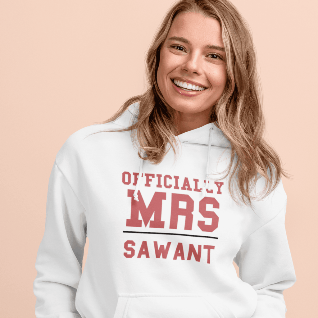 Personalized Hoodie for Brides | Officially Mrs | For Wedding Season - Gift Lift