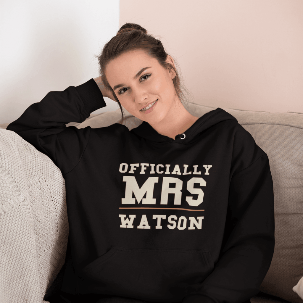 Personalized Hoodie for Brides | Officially Mrs | For Wedding Season - Gift Lift