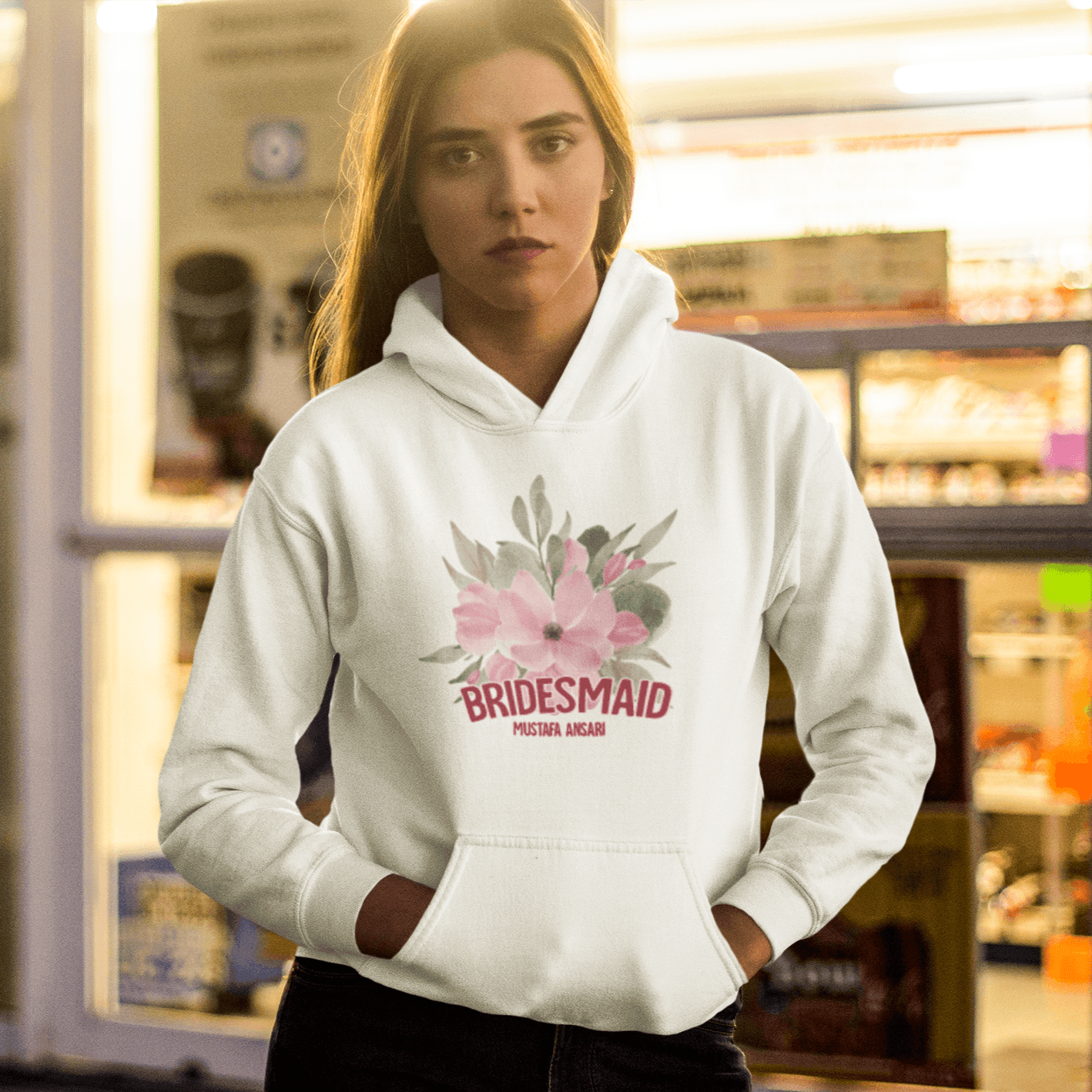 Personalized Hoodie for Bridesmaids | Bridesmaid Graphic Print | For Wedding Season - Gift Lift