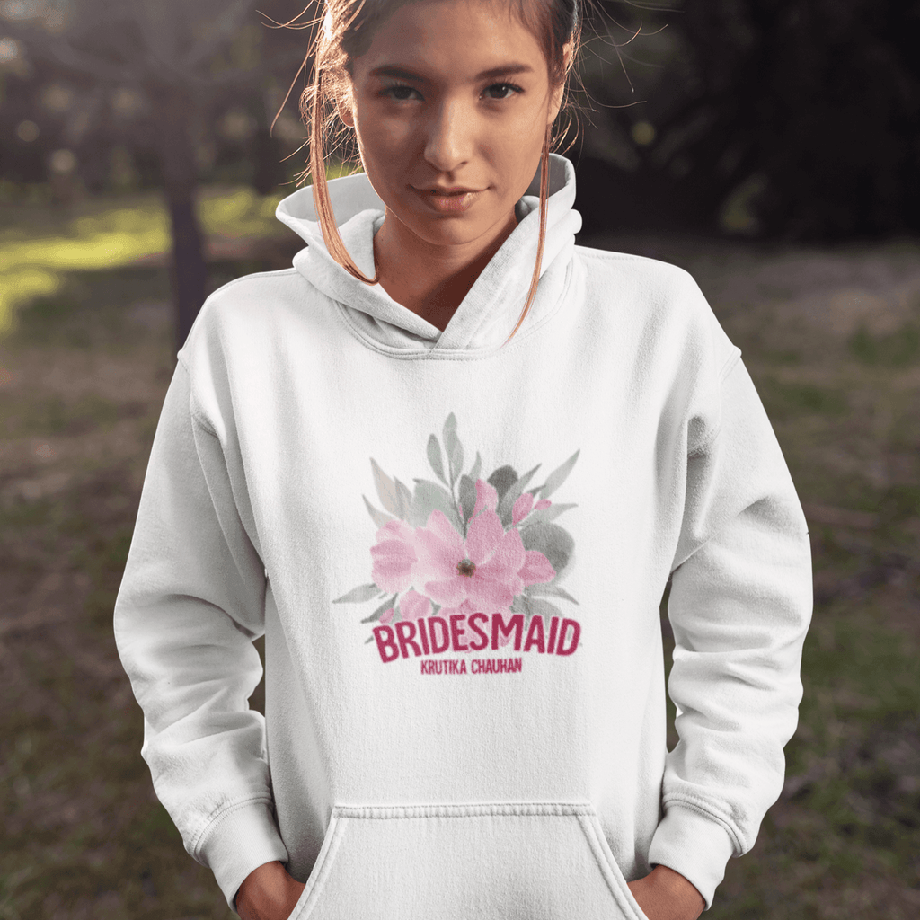 Personalized Hoodie for Bridesmaids | Bridesmaid Graphic Print | For Wedding Season - Gift Lift