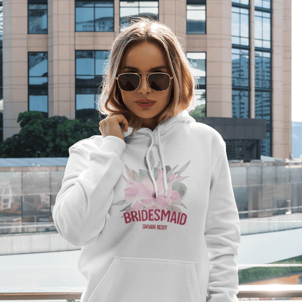 Personalized Hoodie for Bridesmaids | Bridesmaid Graphic Print | For Wedding Season - Gift Lift