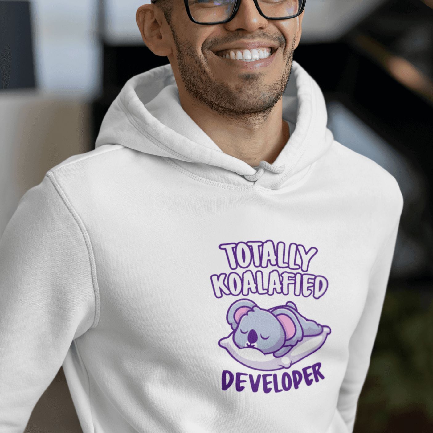 Personalized Hoodie for Engineers | Totally Koalafied Printed - Gift Lift
