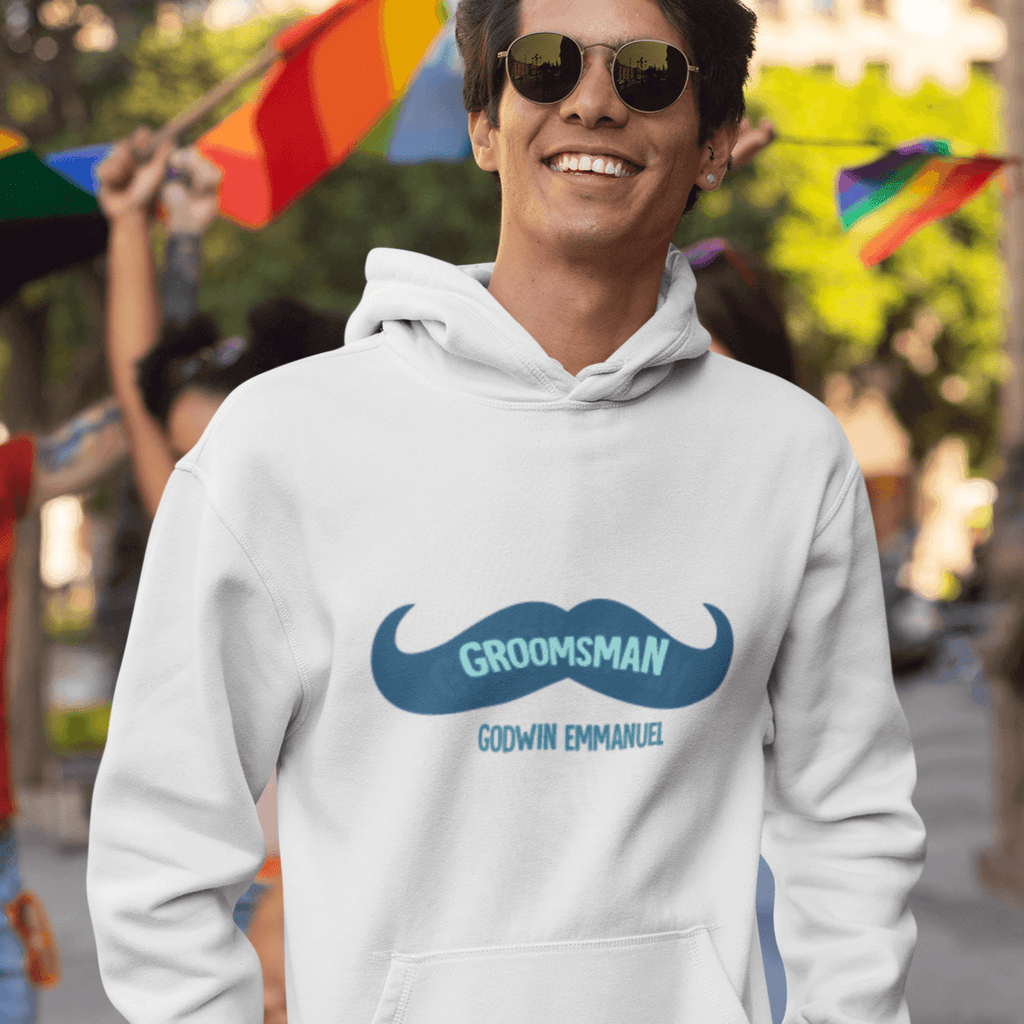 Personalized Hoodie for Groomsmans | Groomsman Graphic Print | For Wedding Season - Gift Lift