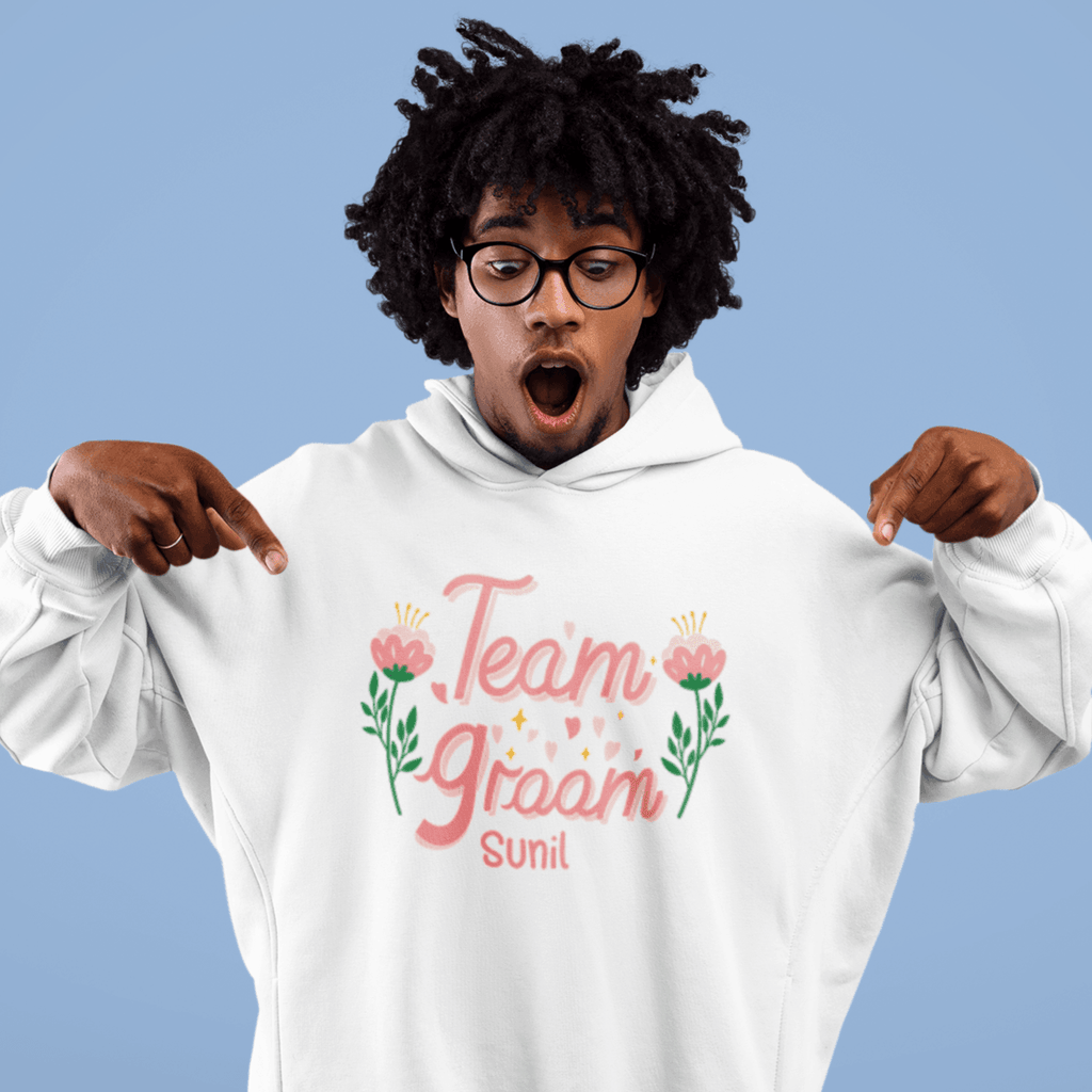 Personalized Hoodie for Team Groom | Team Groom | For Wedding Season - Gift Lift