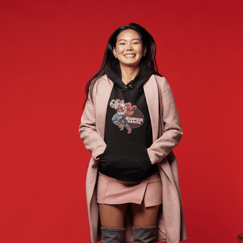 Personalized Hoodie Ideal Gift For Your Loved Ones | Super Santa | Christmas | Front & Back - Gift Lift