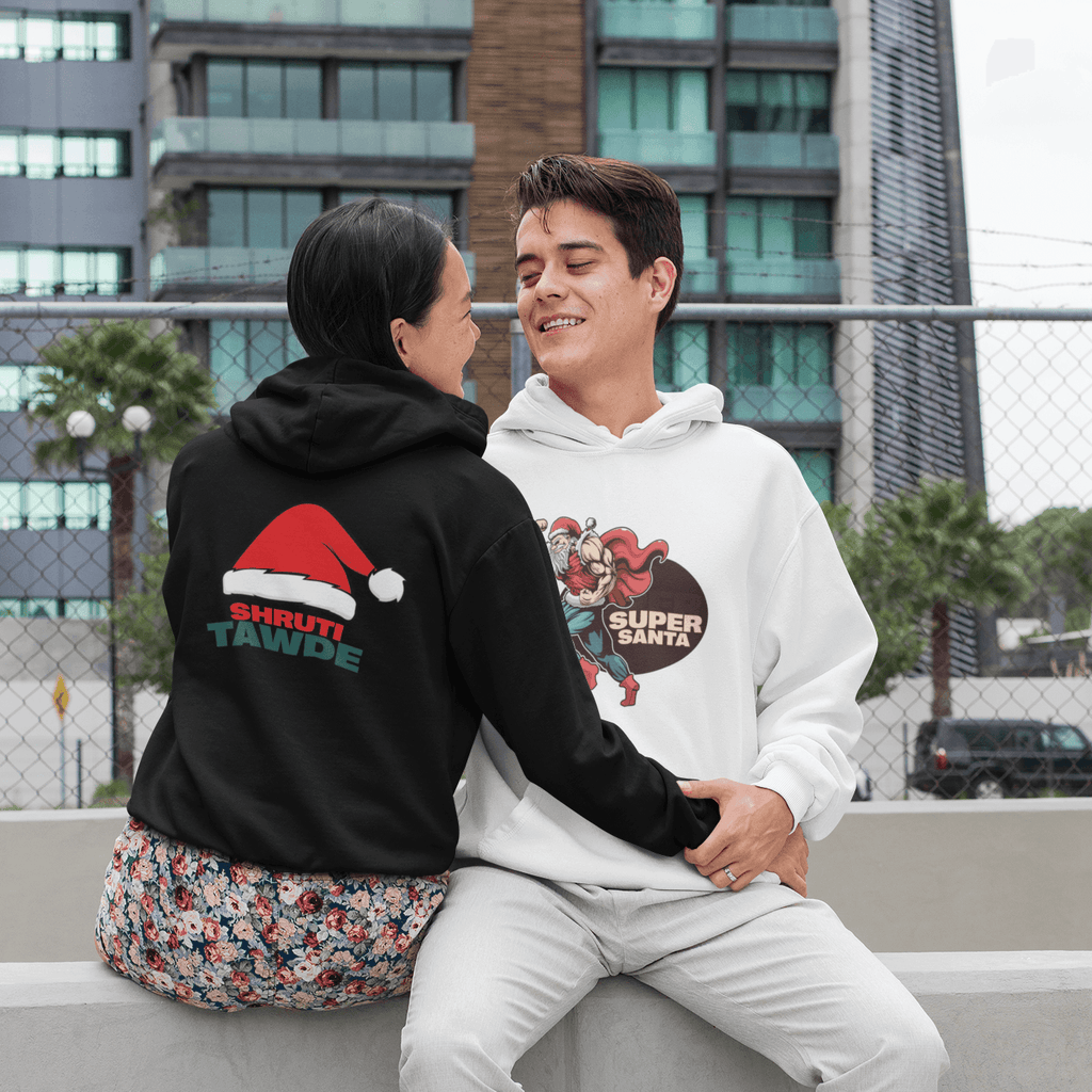 Personalized Hoodie Ideal Gift For Your Loved Ones | Super Santa | Christmas | Front & Back - Gift Lift