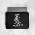 Personalized Keep Calm Art Laptop Sleeve - Gift Lift