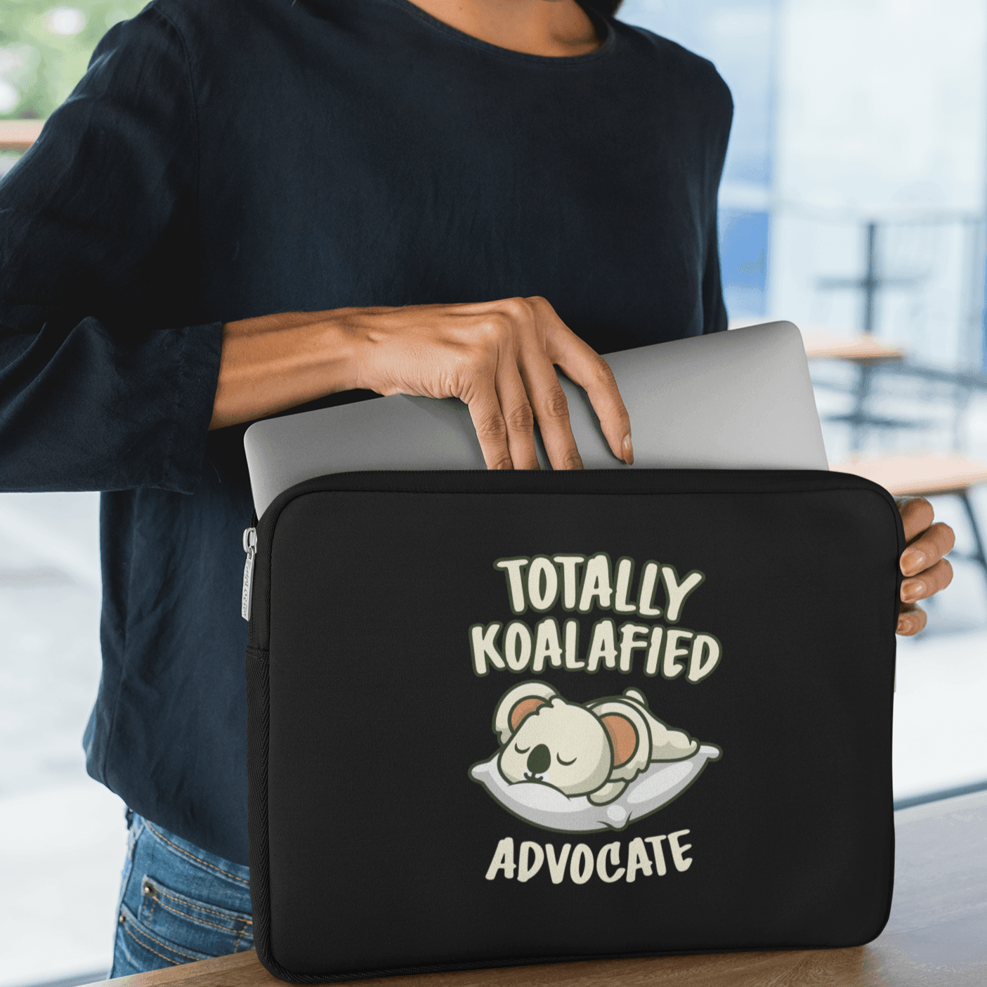 Personalized Laptop Sleeve for Advocates - Totally Koalafied - Gift Lift