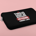 Personalized laptop Sleeve For Army | Customize Your Own Text | This is what an Awesome - Gift Lift