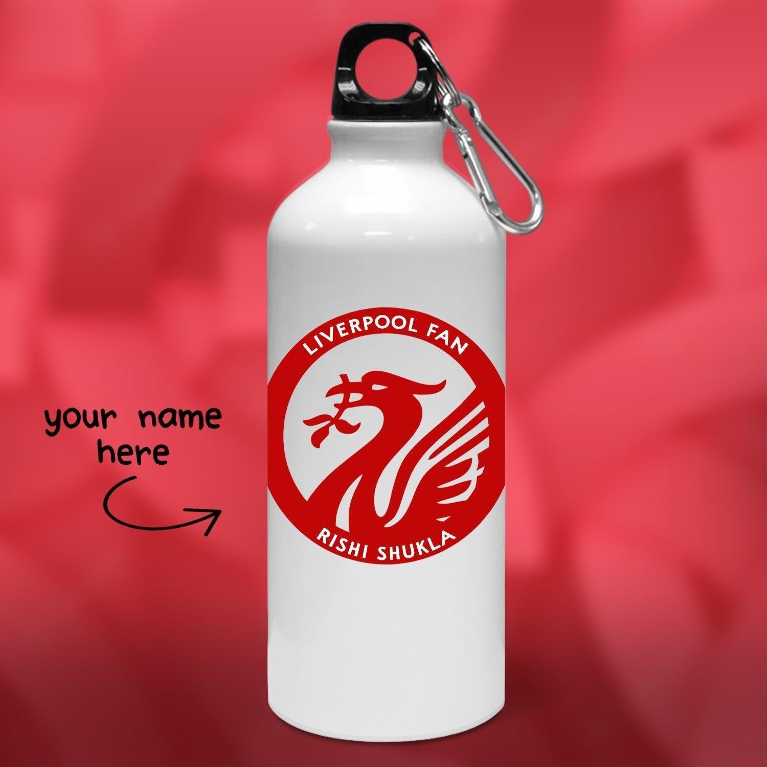 Personalized Liverpool FC Fan Art Water Bottle - Gift Lift