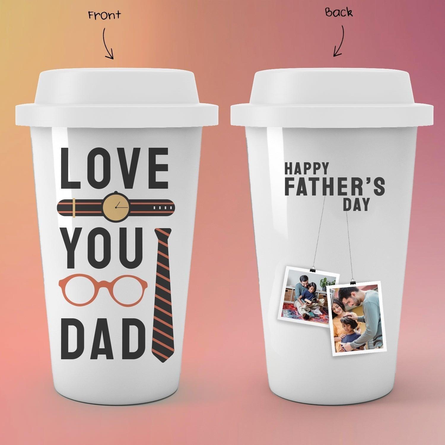 Personalized Love You Dad Art Tumbler - Gift Lift